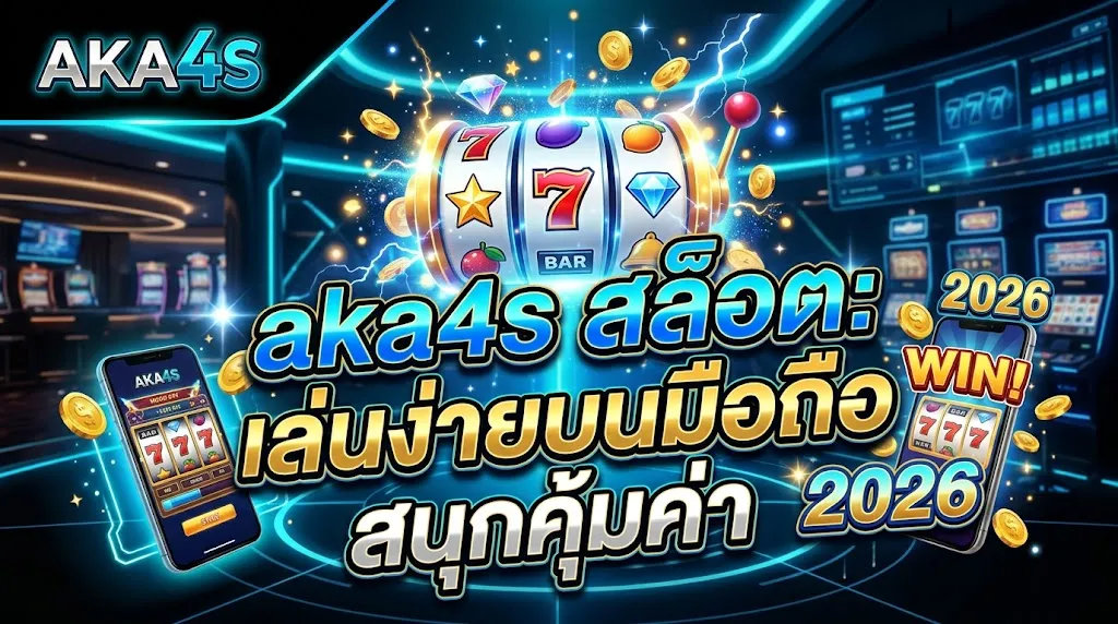 aka4s สล็อต: เล่นง่ายบนมือถือ สนุกคุ้มค่า 2026
